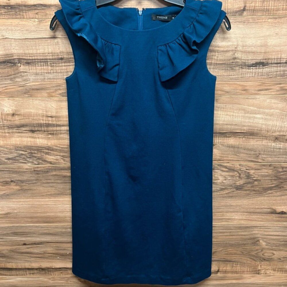 Theme‎ medium navy dress